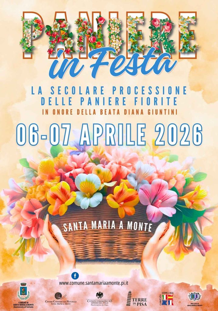 Programma delle Paniere in Festa a Santa Maria a Monte, il 6 e 7 aprile 2026